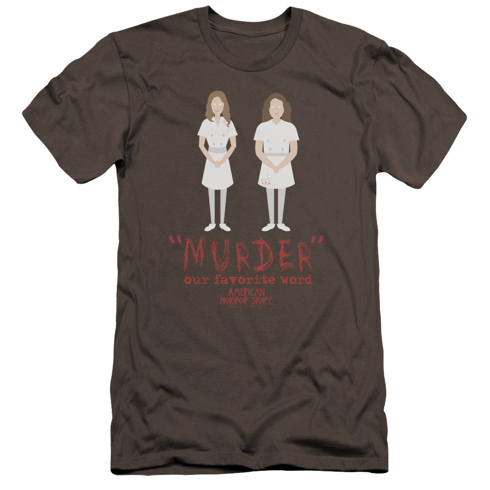 American Horror Story Murder Premium Bella Canvas Slim Fit Mens T Shirt Charcoal Hoodie, Sweatshirt | CiraTrend.com