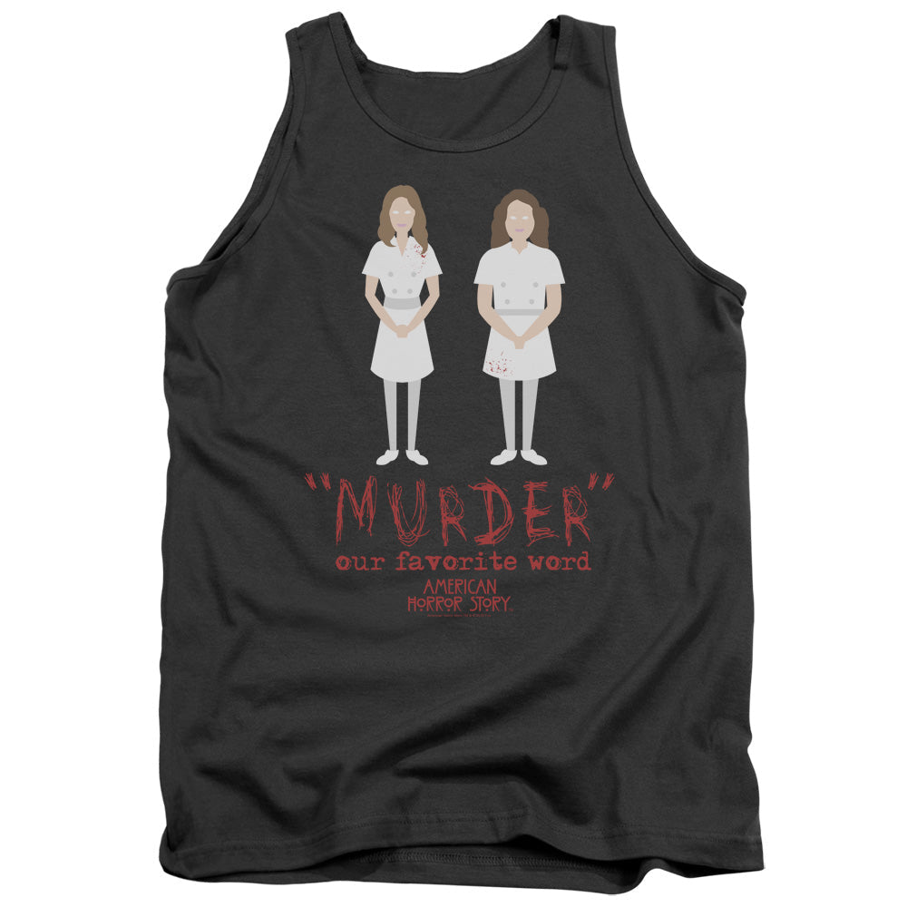 American Horror Story Murder Mens Tank Top Shirt Charcoal Hoodie, Sweatshirt | CiraTrend.com