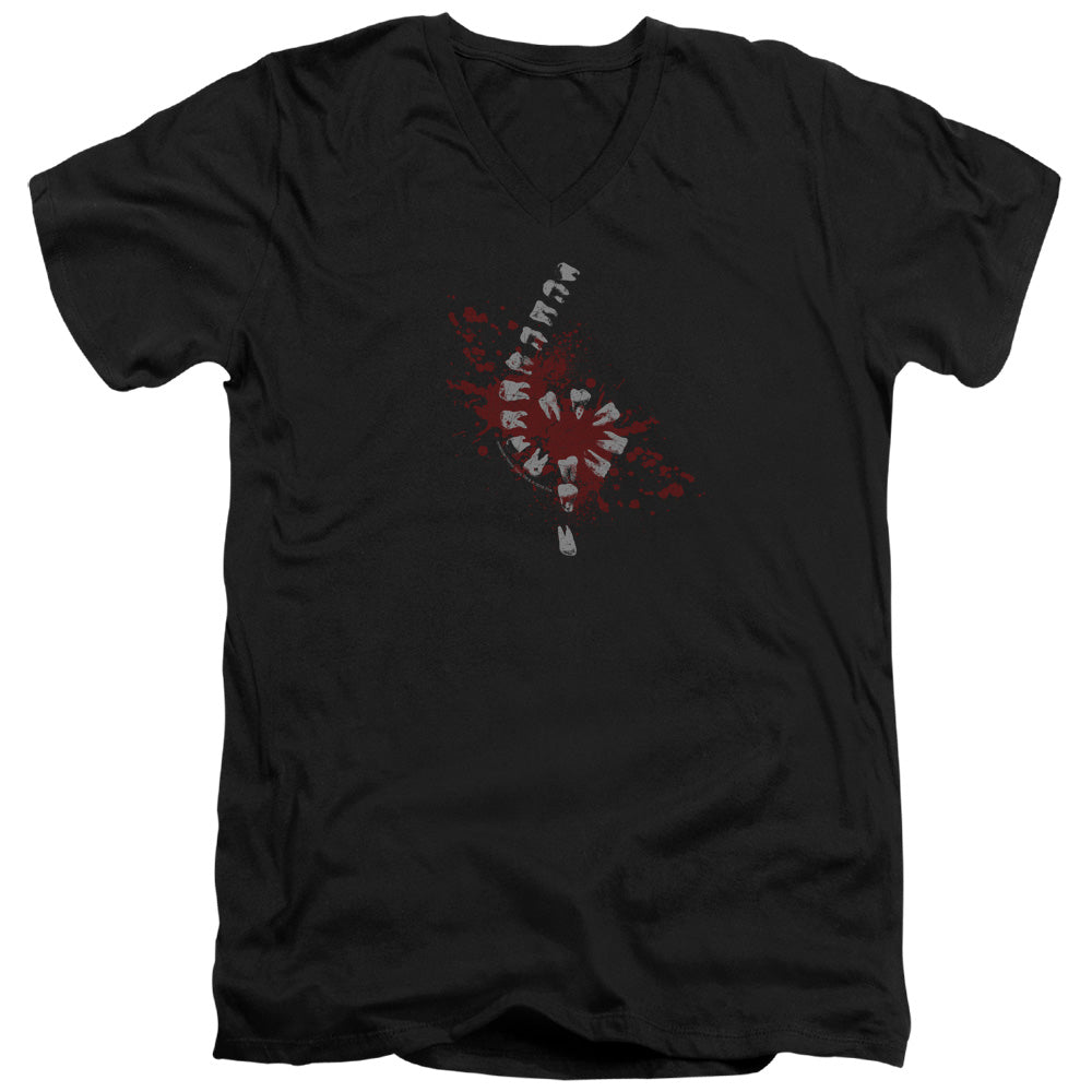 American Horror Story Teeth Mens Slim Fit V-Neck T Shirt Black Hoodie, Sweatshirt | CiraTrend.com
