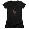 American Horror Story Teeth Junior Sheer Cap Sleeve V-Neck Womens T Shirt Black Hoodie, Sweatshirt | CiraTrend.com
