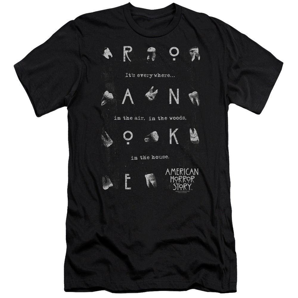 American Horror Story Chatter Box Premium Bella Canvas Slim Fit Mens T Shirt Black Hoodie, Sweatshirt | CiraTrend.com