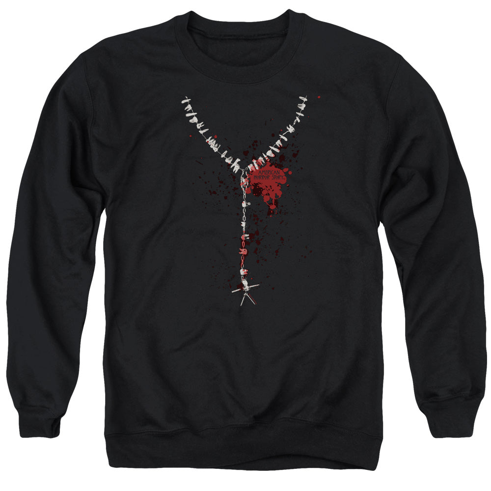 American Horror Story Necklace Mens Crewneck Sweatshirt Black T-Shirts, Hoodie | CiraTrend.com