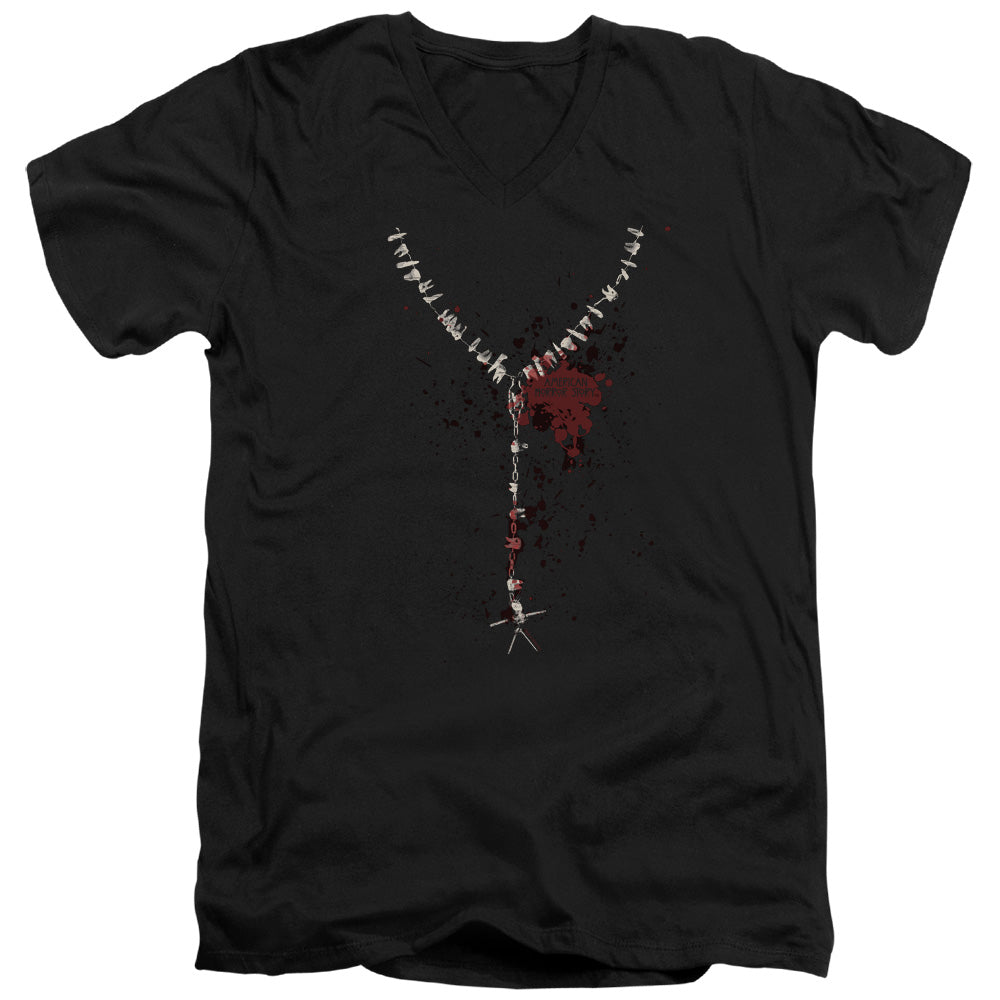 American Horror Story Necklace Mens Slim Fit V-Neck T Shirt Black Hoodie, Sweatshirt | CiraTrend.com