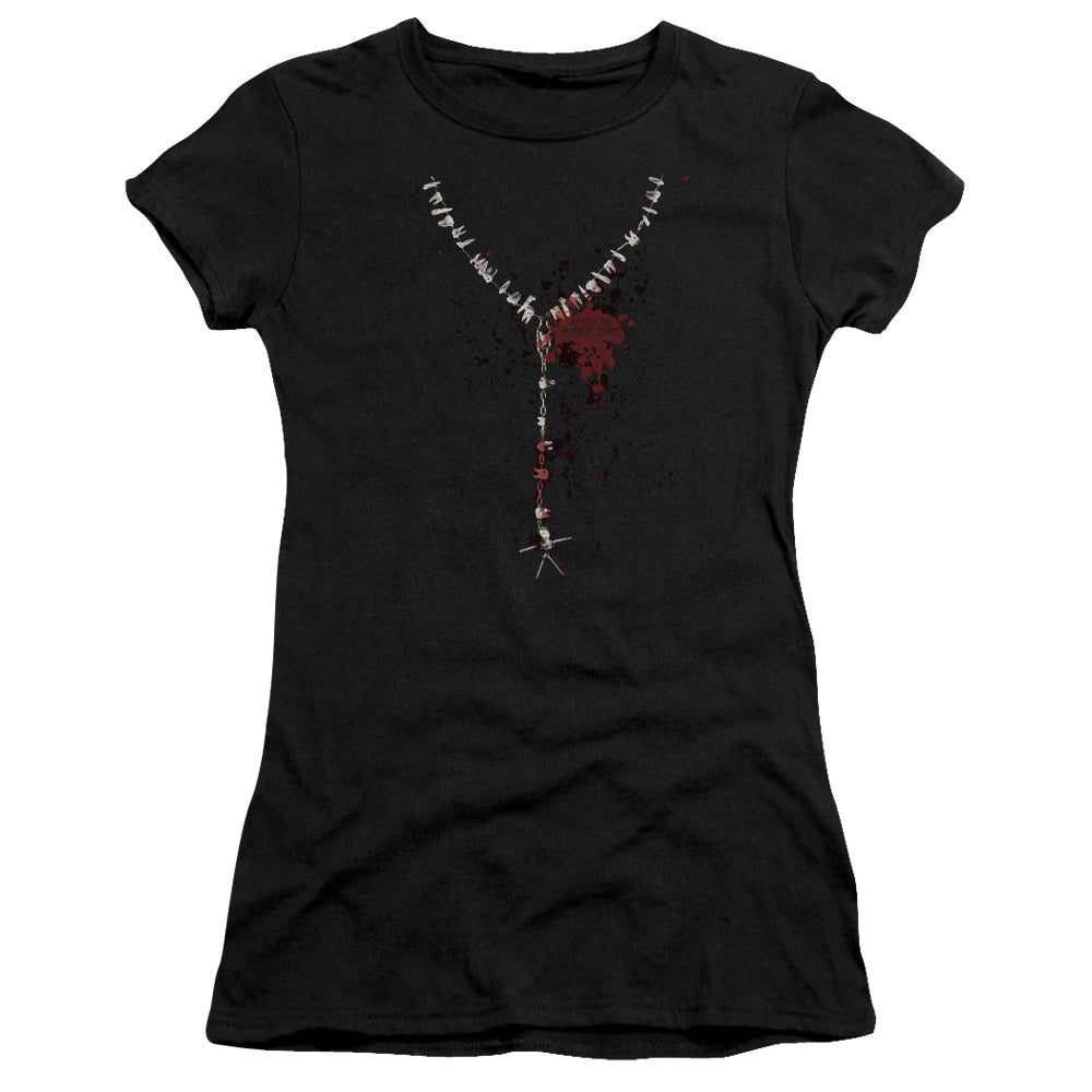 American Horror Story Necklace Junior Sheer Cap Sleeve Womens T Shirt Black Hoodie, Sweatshirt | CiraTrend.com