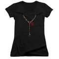 American Horror Story Necklace Junior Sheer Cap Sleeve V-Neck Womens T Shirt Black Hoodie, Sweatshirt | CiraTrend.com