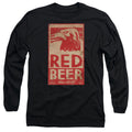 Archer Red Beer Label Mens Long Sleeve Shirt Black Hoodie, Sweatshirt | CiraTrend.com