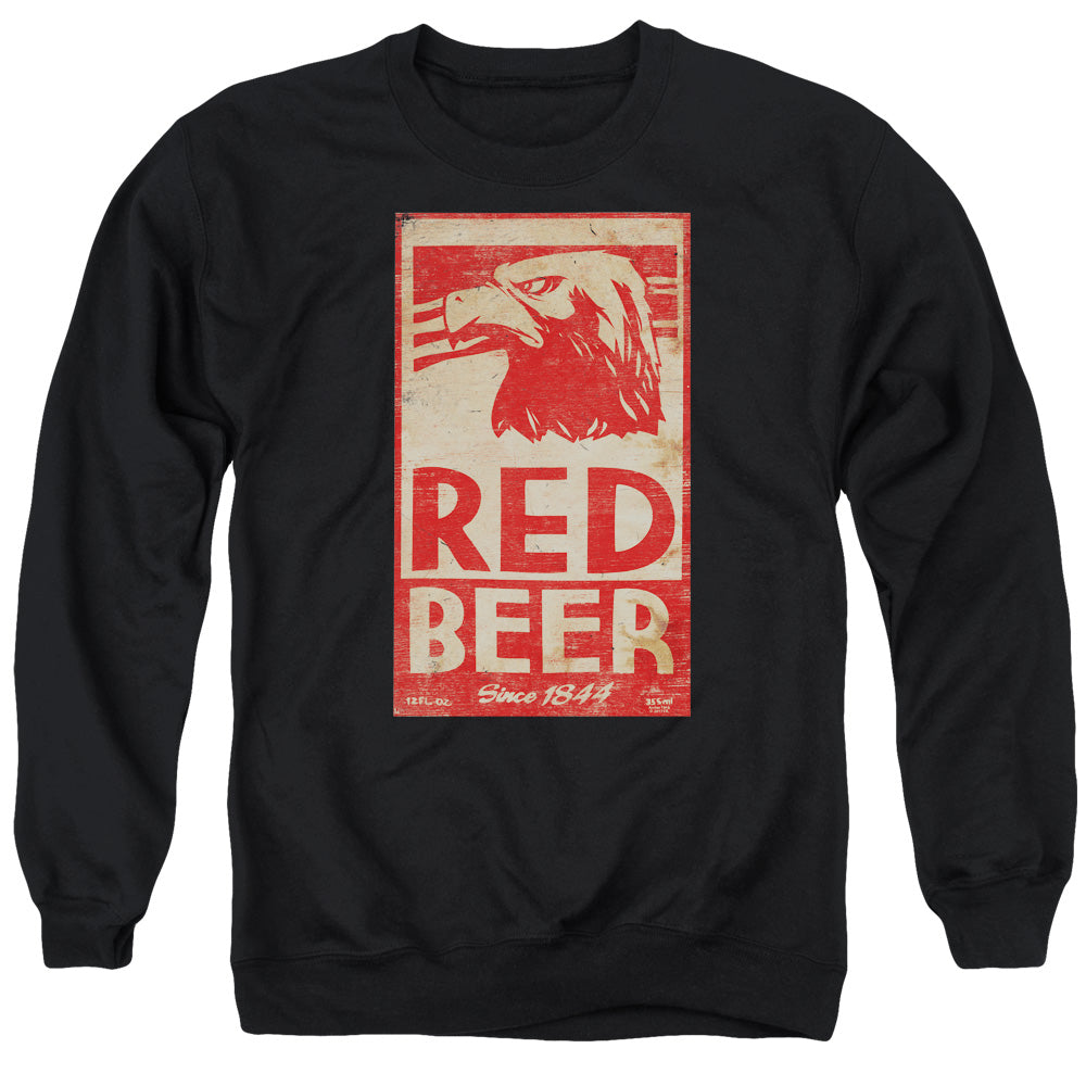Archer Red Beer Label Mens Crewneck Sweatshirt Black T-Shirts, Hoodie | CiraTrend.com