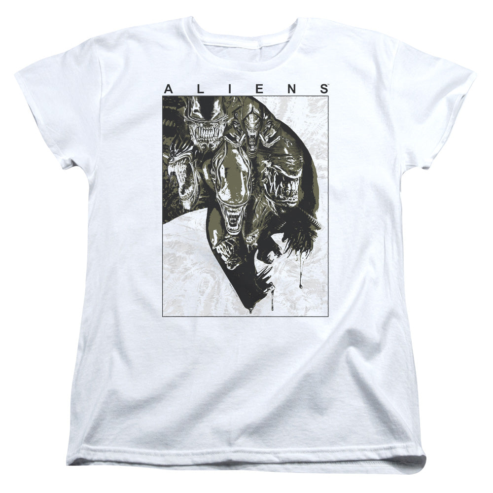 Aliens Aliens Inside Womens T Shirt White Hoodie, Sweatshirt | CiraTrend.com