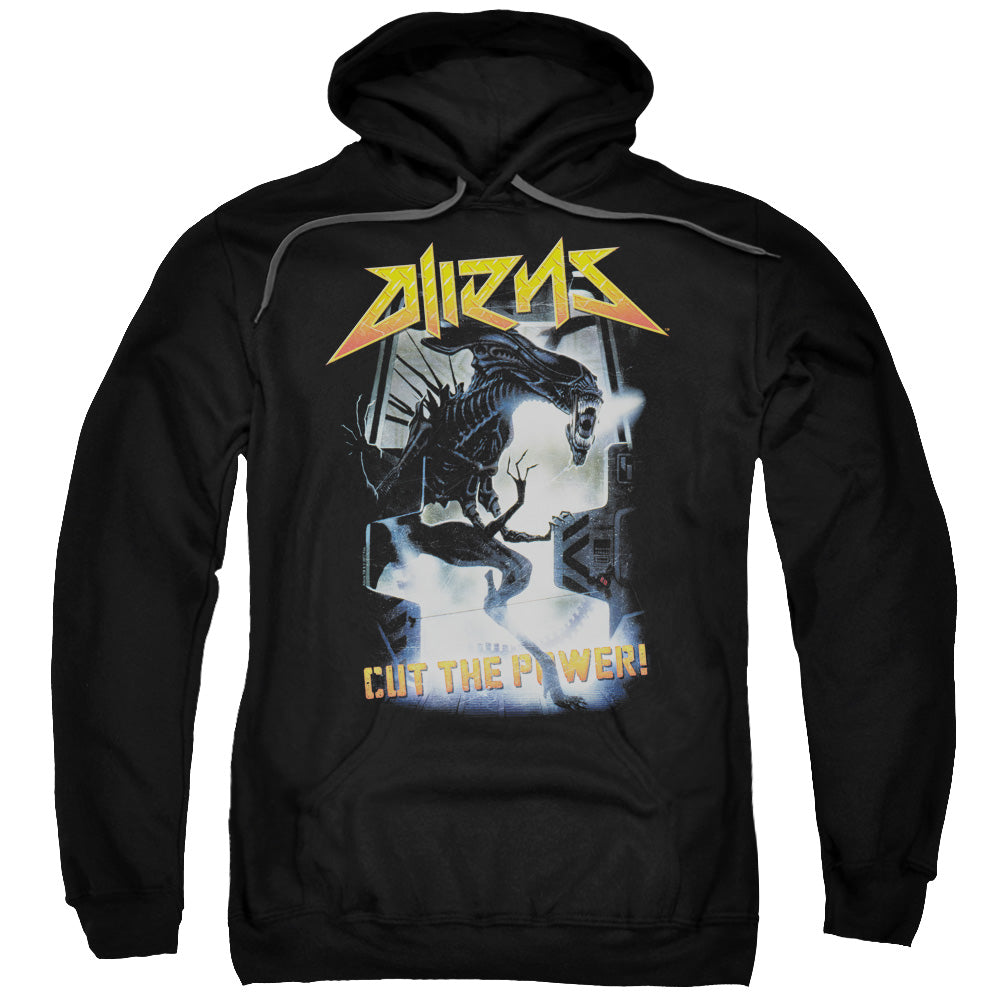 Aliens Cut The Power Mens Hoodie Black T-Shirts, Sweatshirt | CiraTrend.com