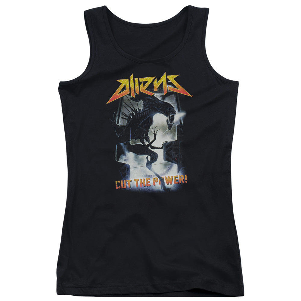 Aliens Cut The Power Womens Tank Top Shirt Black Hoodie, Sweatshirt | CiraTrend.com