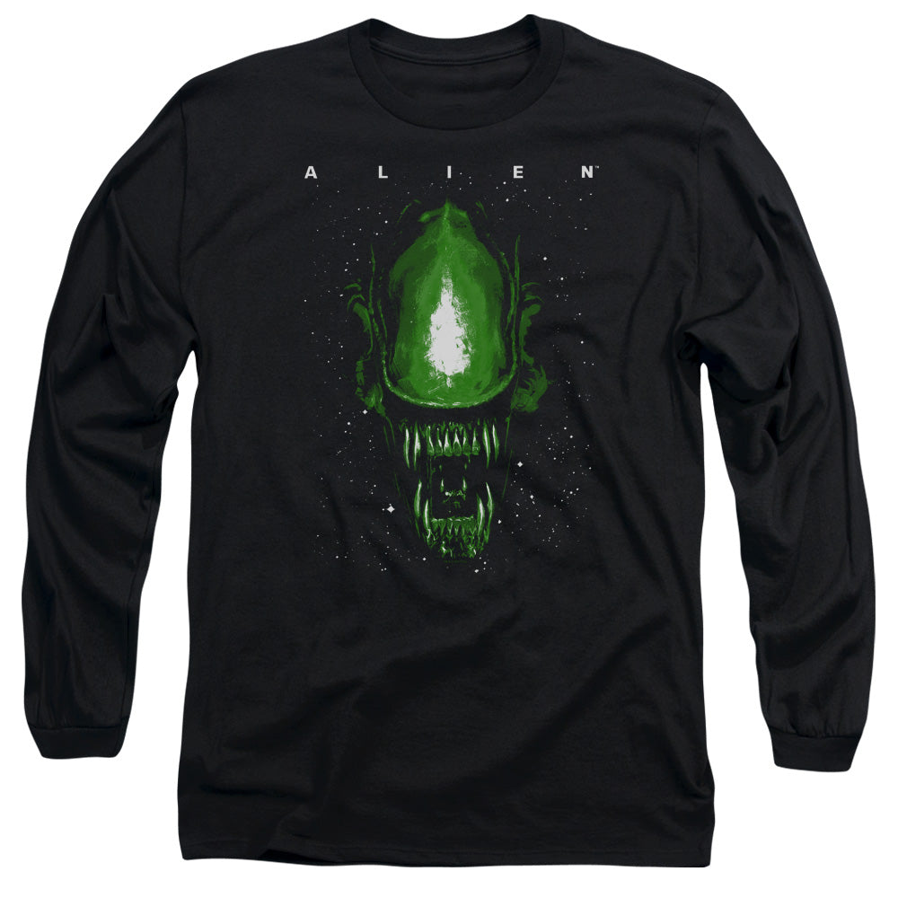 Aliens Space Aliens Mens Long Sleeve Shirt Black Hoodie, Sweatshirt | CiraTrend.com