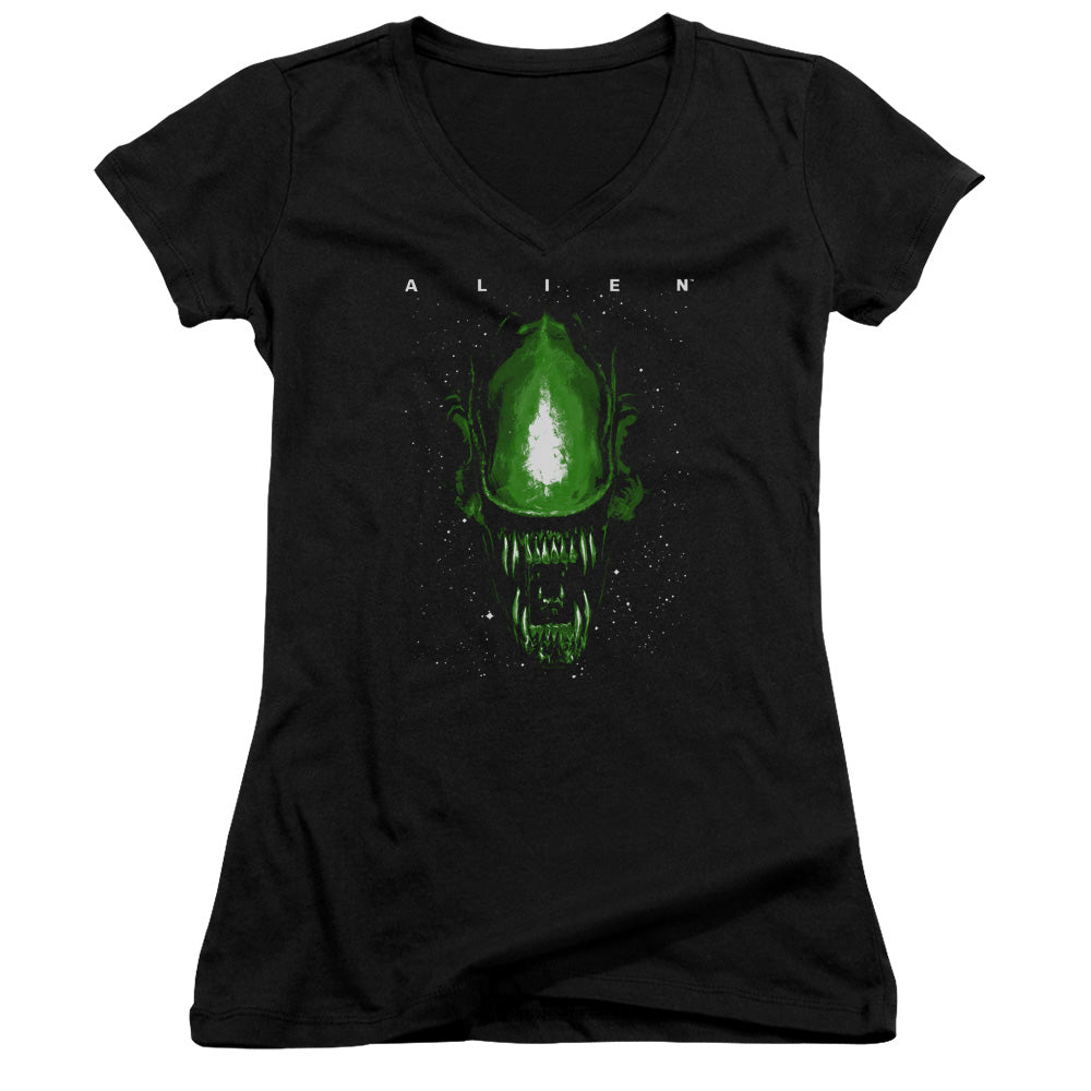 Aliens Space Aliens Junior Sheer Cap Sleeve Black T-Shirts, Hoodie, Sweatshirt