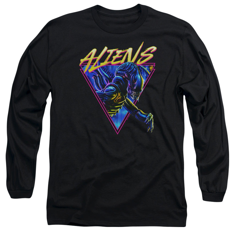 Aliens Neonmorph Mens Long Sleeve Shirt Black Hoodie, Sweatshirt | CiraTrend.com