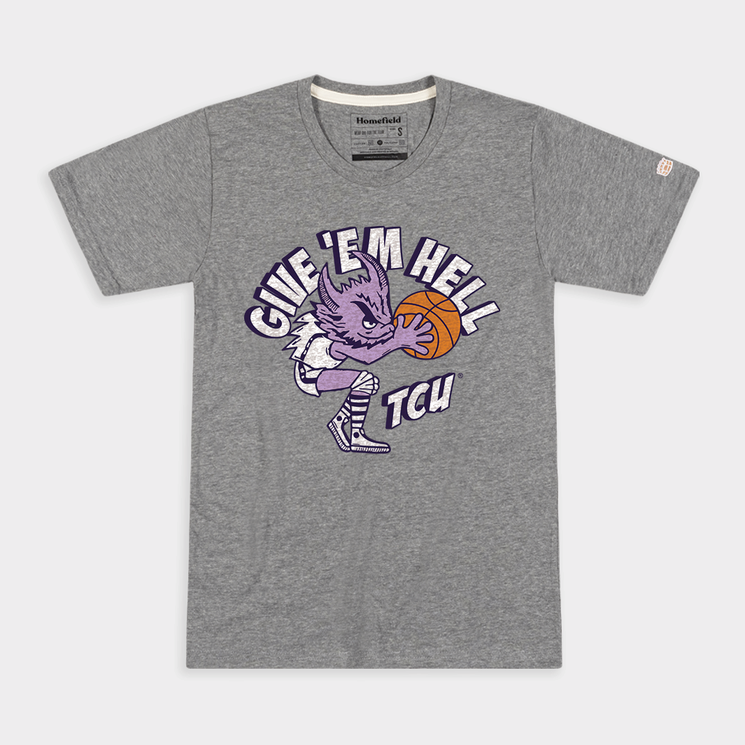 Vintage Give ‚ÄòEm Hell TCU Tee Style001