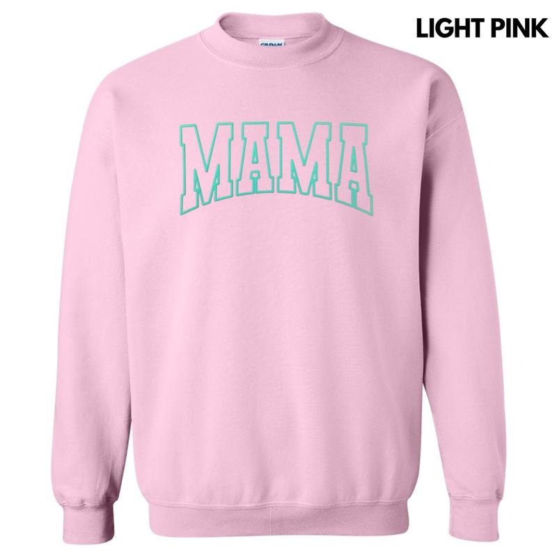 TEAL Mama Puff Outline Sweatshirt T-Shirts, Hoodie | CiraTrend.com