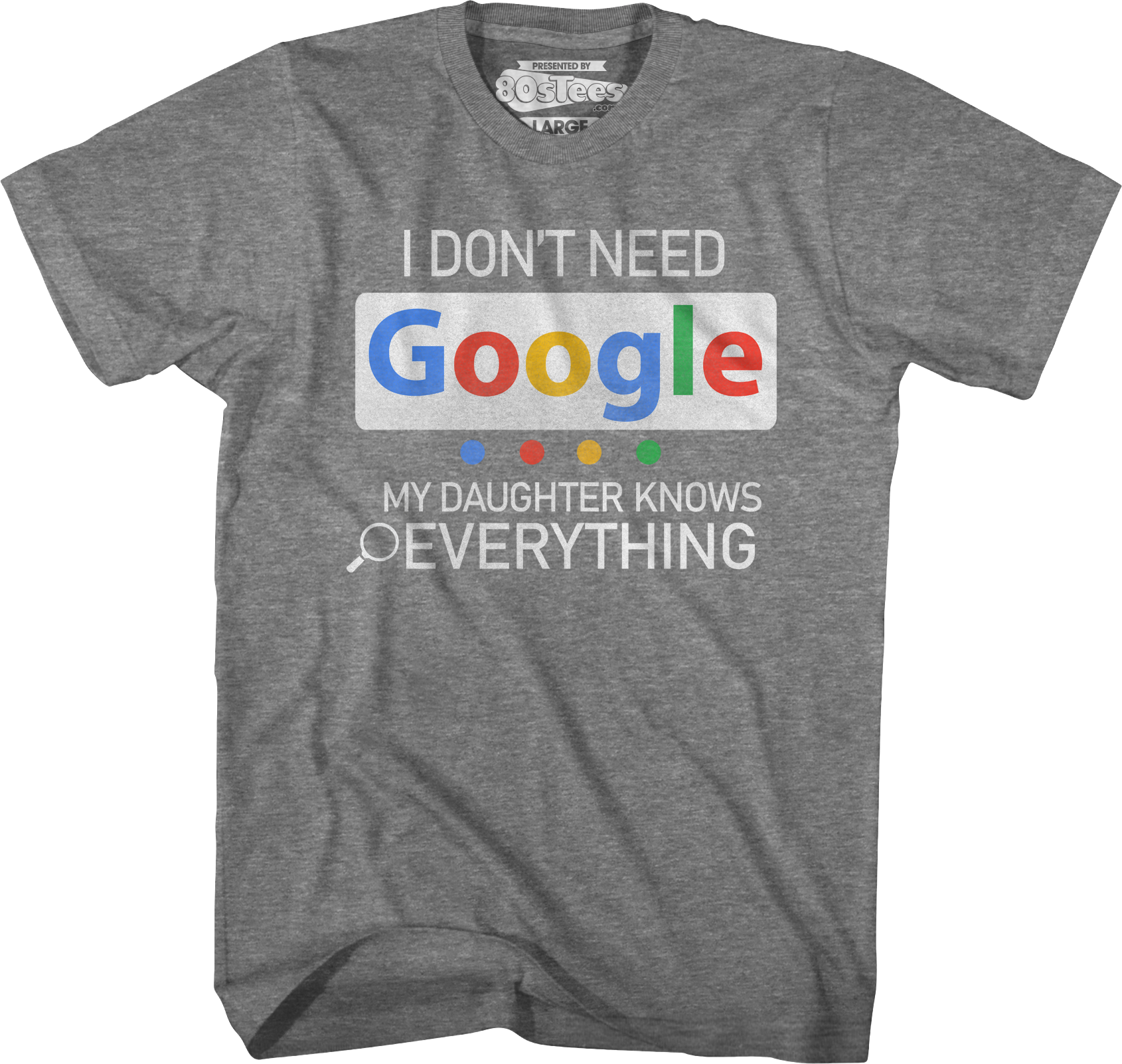 I Don't Need Google My Daughter Knows Everything T-Shirt Hoodie, Sweatshirt | CiraTrend.com (Image 5)