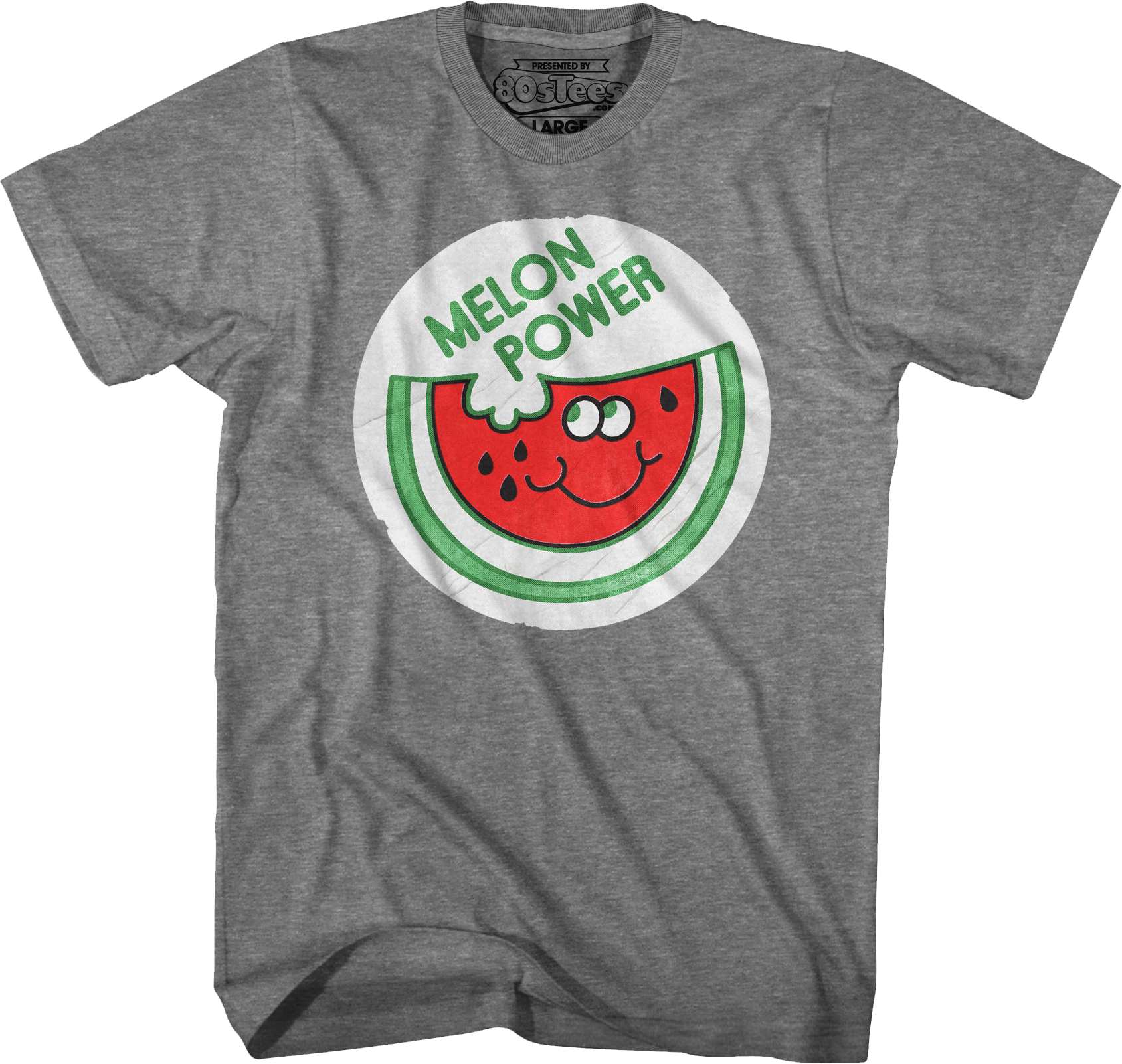 Melon Power Scratch & Sniff Sticker T-Shirt Hoodie, Sweatshirt | CiraTrend.com (Image 4)