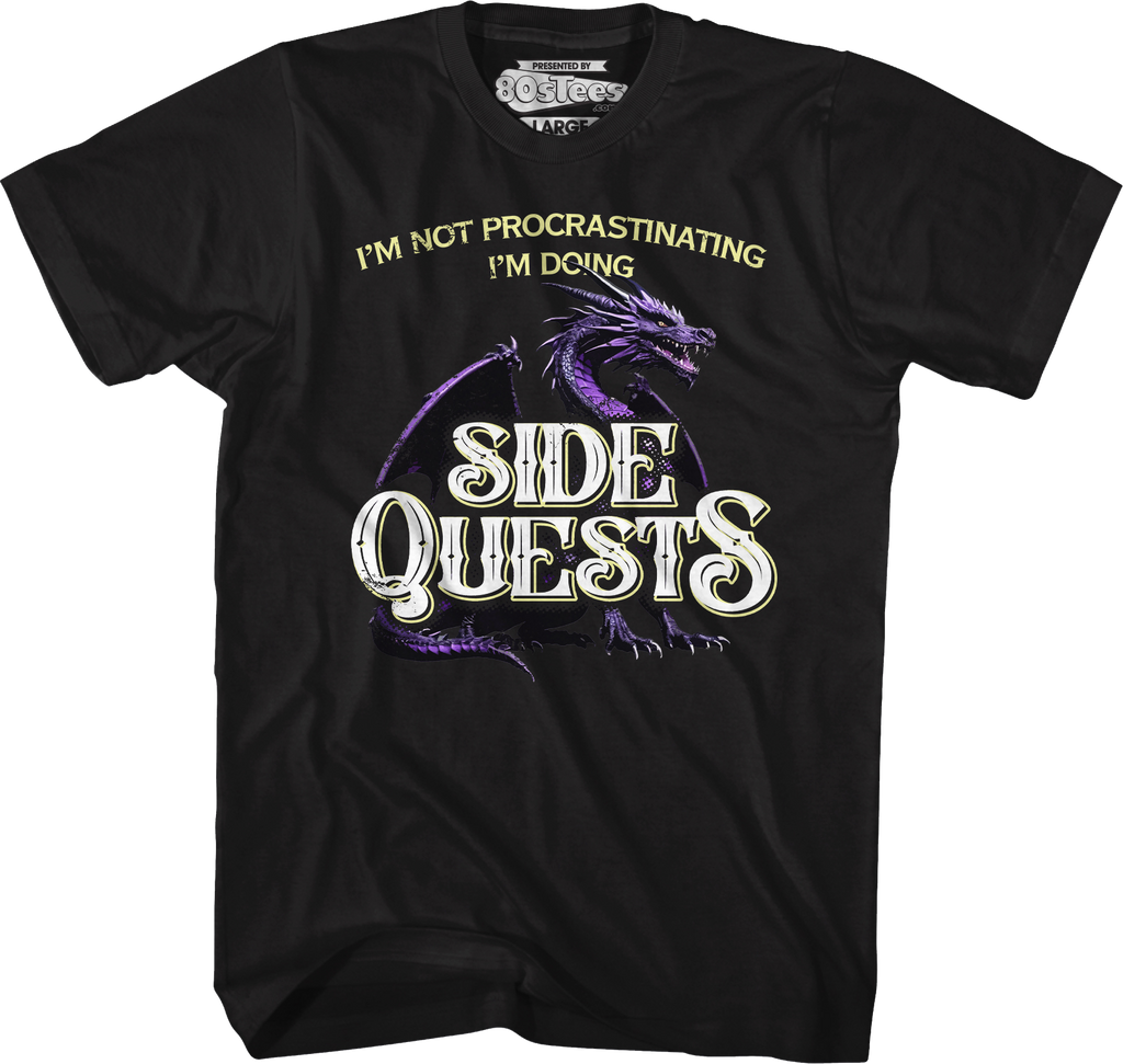 I'm Not Procrastinating I'm Doing Side Quests T-Shirt Hoodie, Sweatshirt | CiraTrend.com (Image 4)