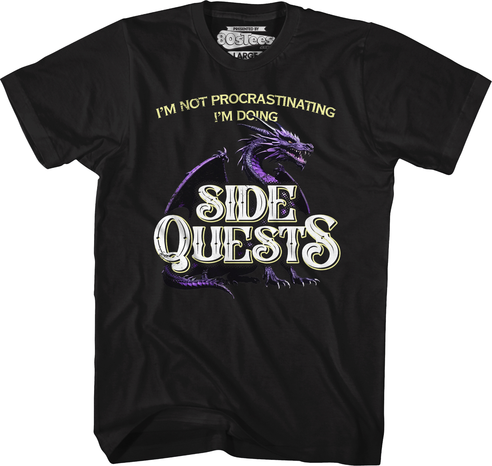 I'm Not Procrastinating I'm Doing Side Quests T-Shirt Hoodie, Sweatshirt | CiraTrend.com (Image 4)