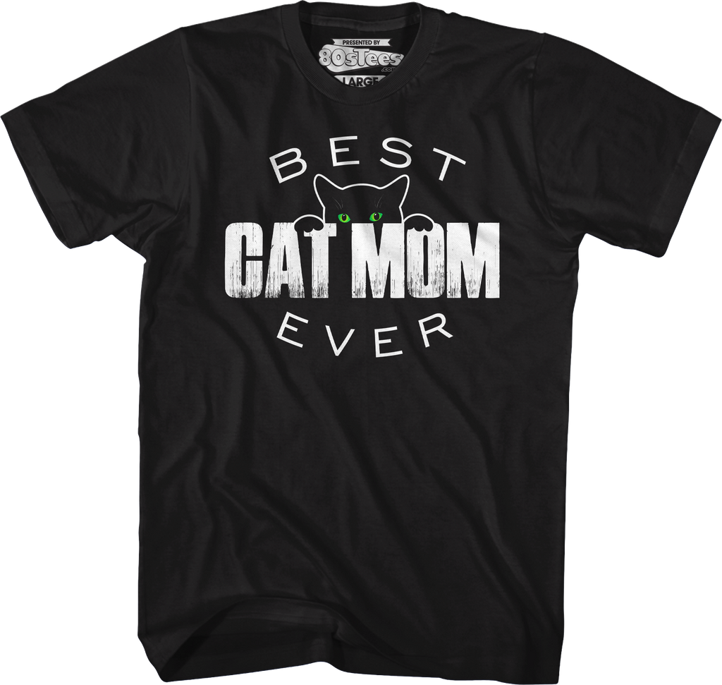 Best Cat Mom Ever T-Shirt Hoodie, Sweatshirt | CiraTrend.com (Image 1)