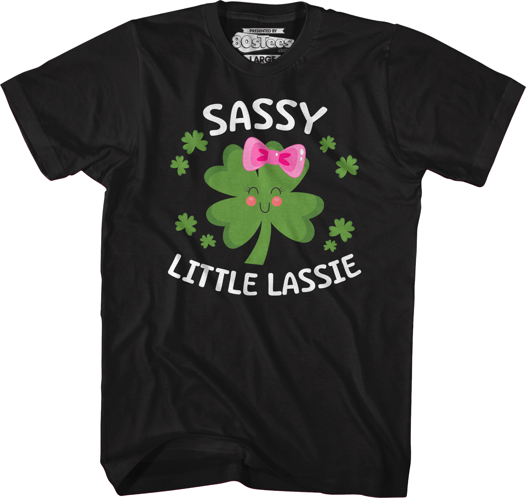 Sassy Little Lassie St. Patrick's Day T-Shirt Hoodie, Sweatshirt | CiraTrend.com (Image 5)