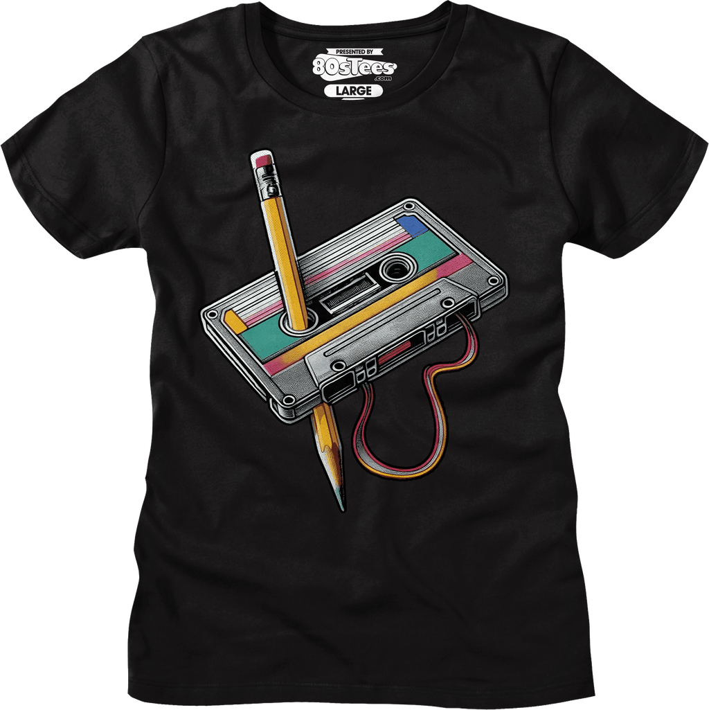 Womens Cassette Tape Rewind Shirt Hoodie, Sweatshirt | CiraTrend.com (Image 5)