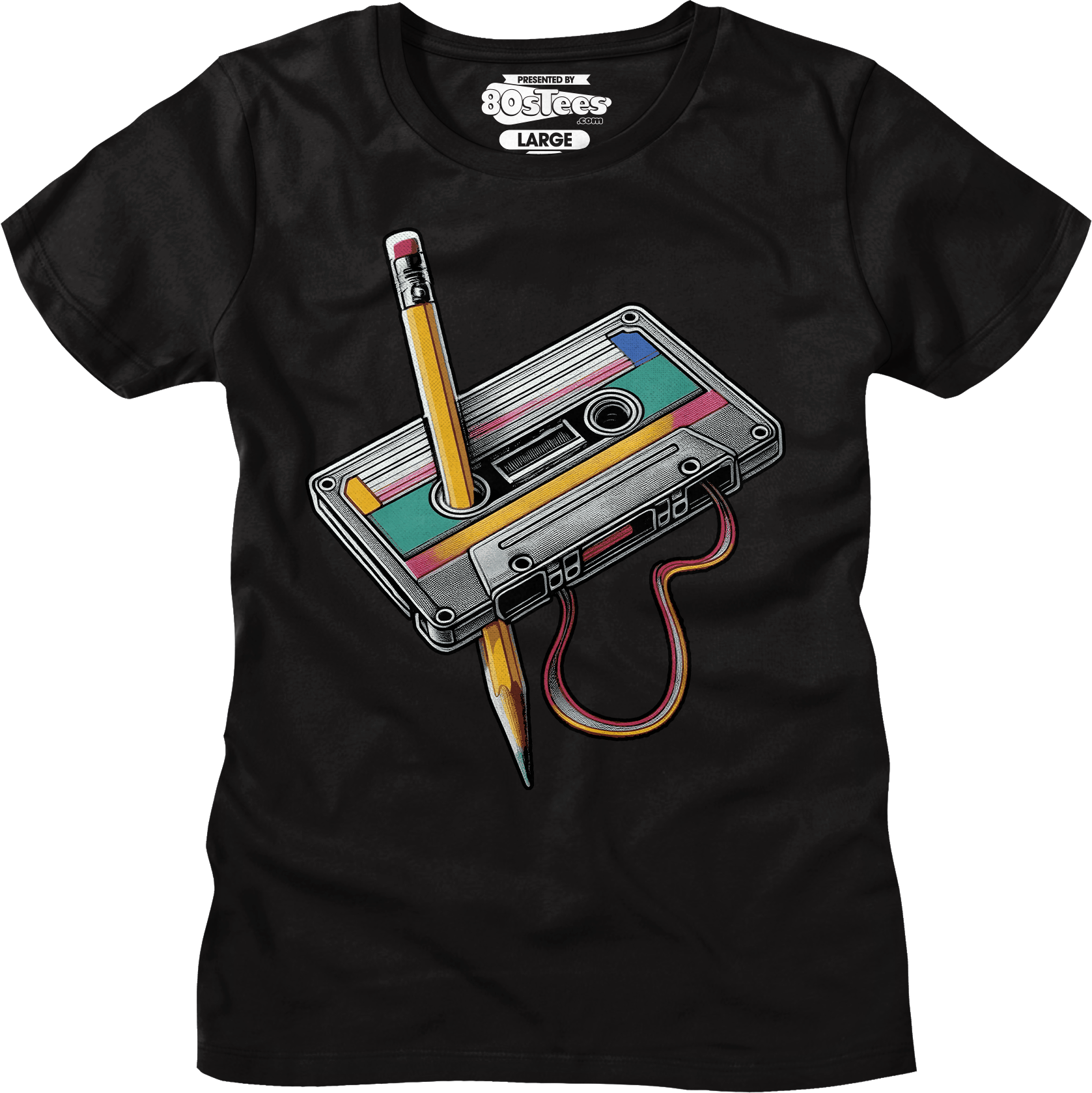 Womens Cassette Tape Rewind Shirt Hoodie, Sweatshirt | CiraTrend.com (Image 5)