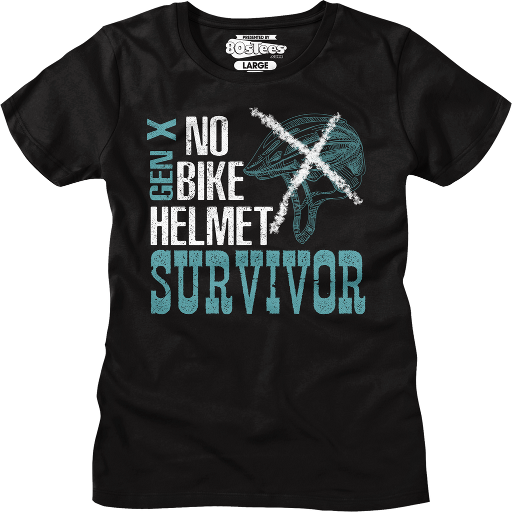 Womens No Bike Helmet Survivor Shirt Hoodie, Sweatshirt | CiraTrend.com (Image 5)