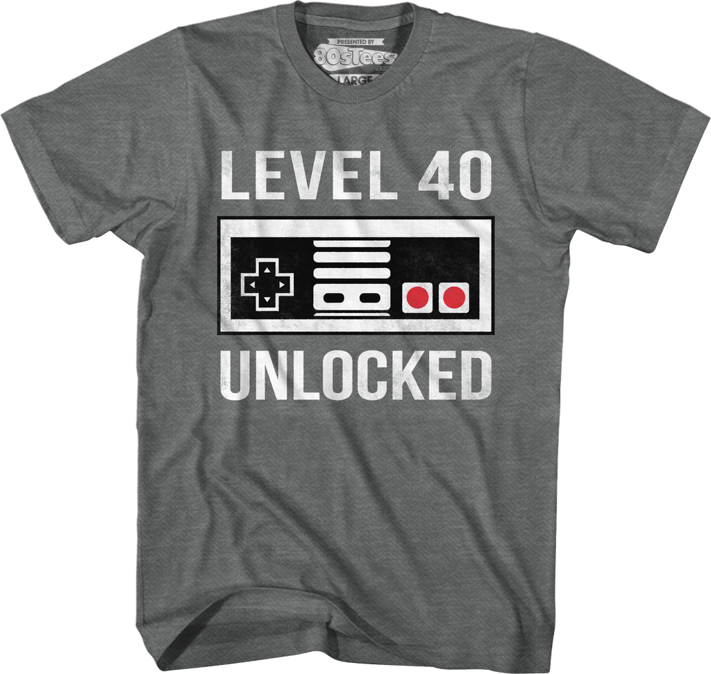 Level 40 Unlocked T-Shirt Hoodie, Sweatshirt | CiraTrend.com (Image 5)