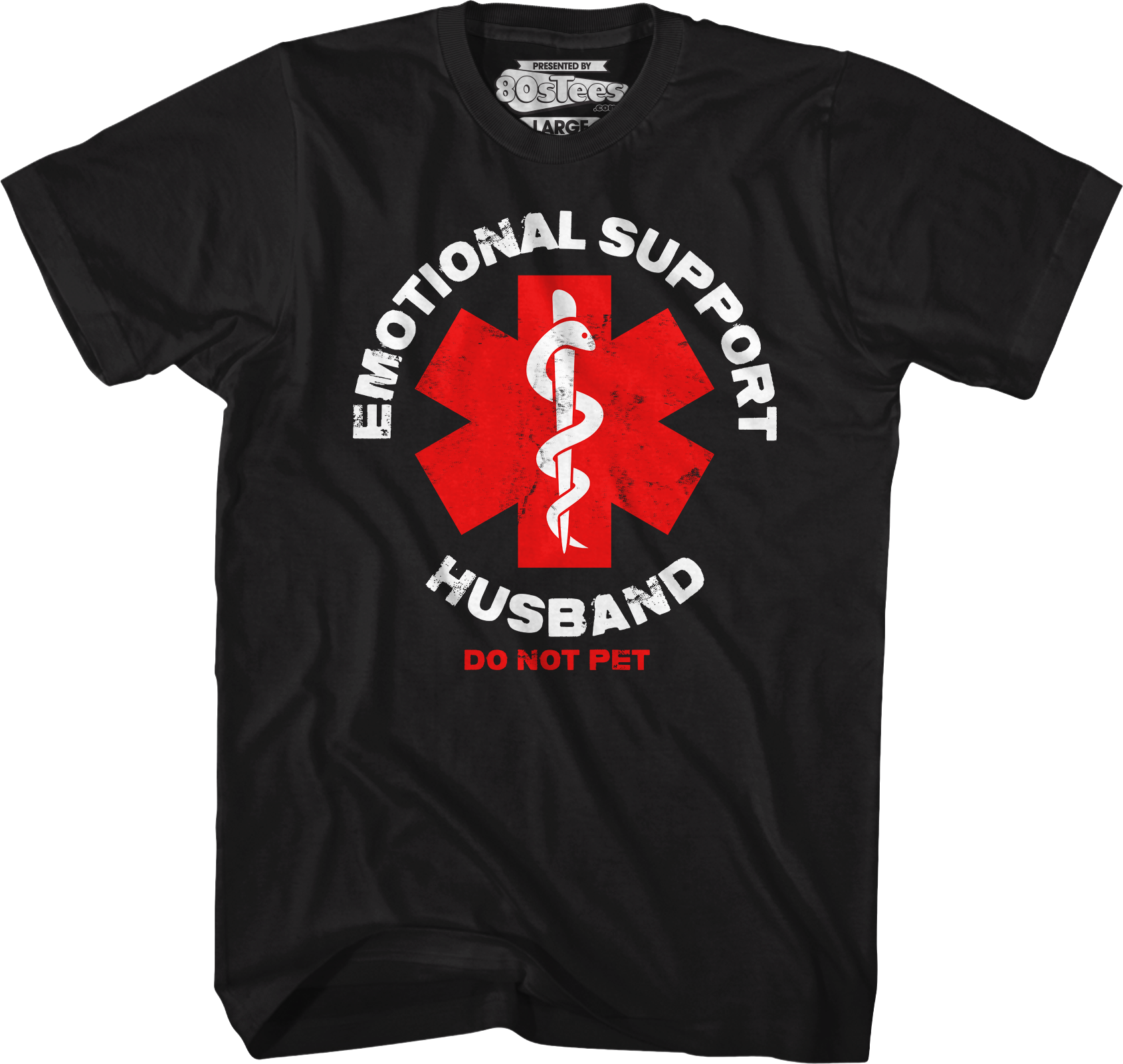 Emotional Support Husband T-Shirt Hoodie, Sweatshirt | CiraTrend.com (Image 4)
