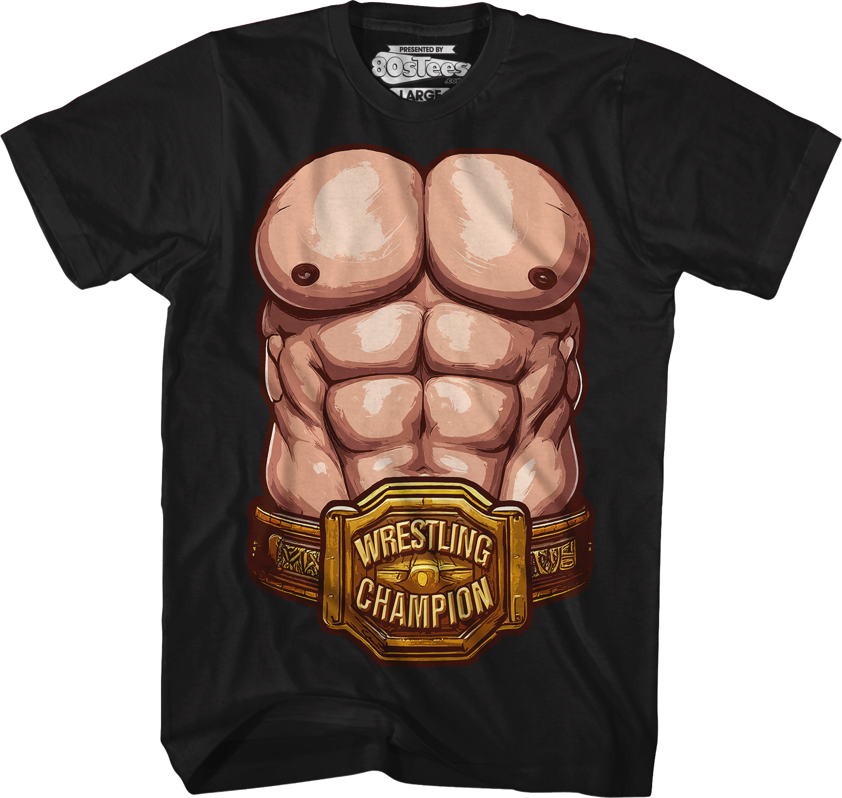 Wrestling Champion Abs T-Shirt Hoodie, Sweatshirt | CiraTrend.com (Image 5)