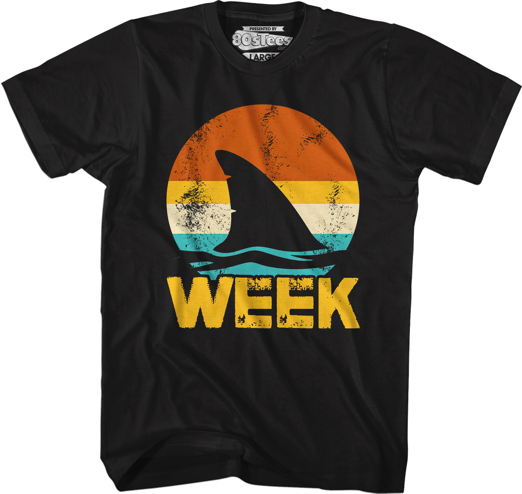 Retro Shark Week T-Shirts, Hoodie, Sweatshirt