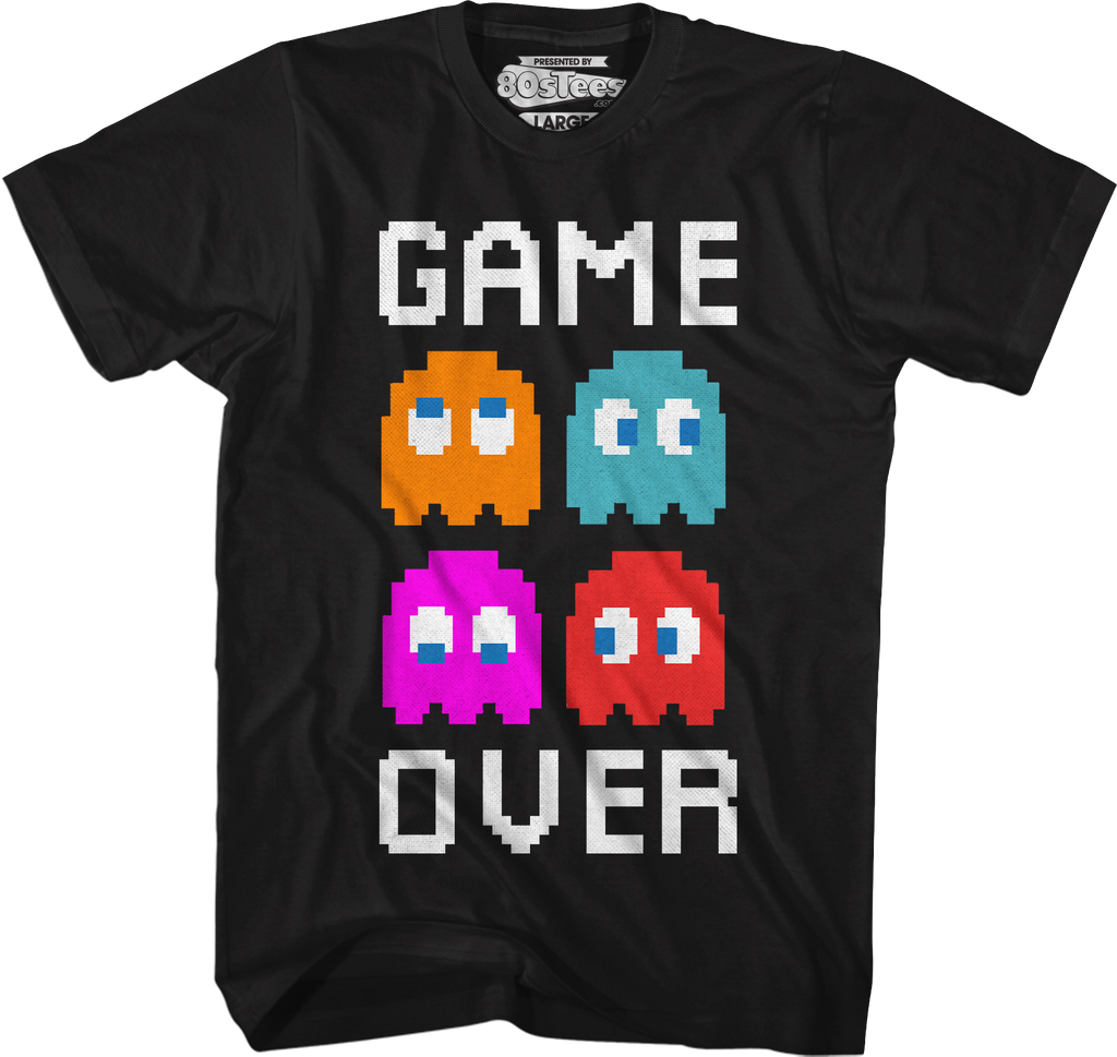 Game Over Ghosts T-Shirt Hoodie, Sweatshirt | CiraTrend.com (Image 5)
