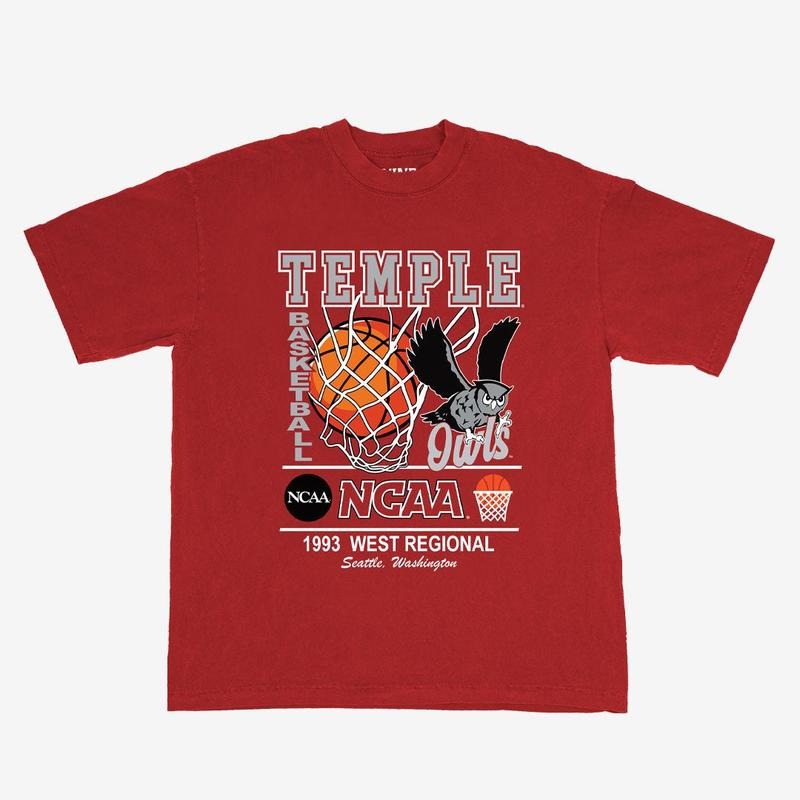 TEMPLE '93 ELITE 8 HEAVYWEIGHT TEE Hoodie, Sweatshirt | CiraTrend.com