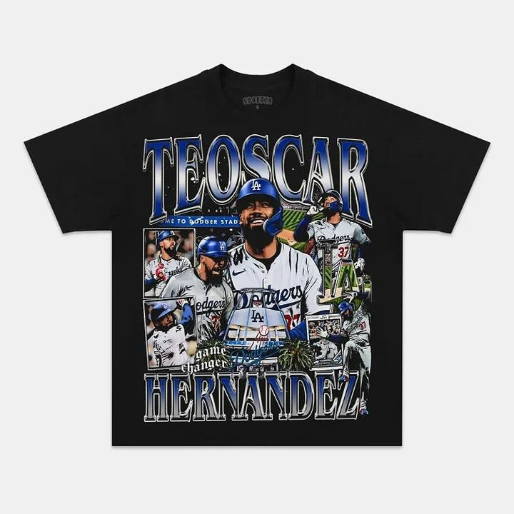 TEOSCAR HERNANDEZ TEE - VINTAGE SPORT TEE - MEN'S GRAPHIC T-SHIRT SWEATSHIRT HOODIE - GIFT FOR FAN | CiraTrend.com