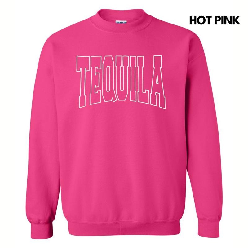 TEQUILA White Puff Sweatshirt T-Shirts, Hoodie | CiraTrend.com