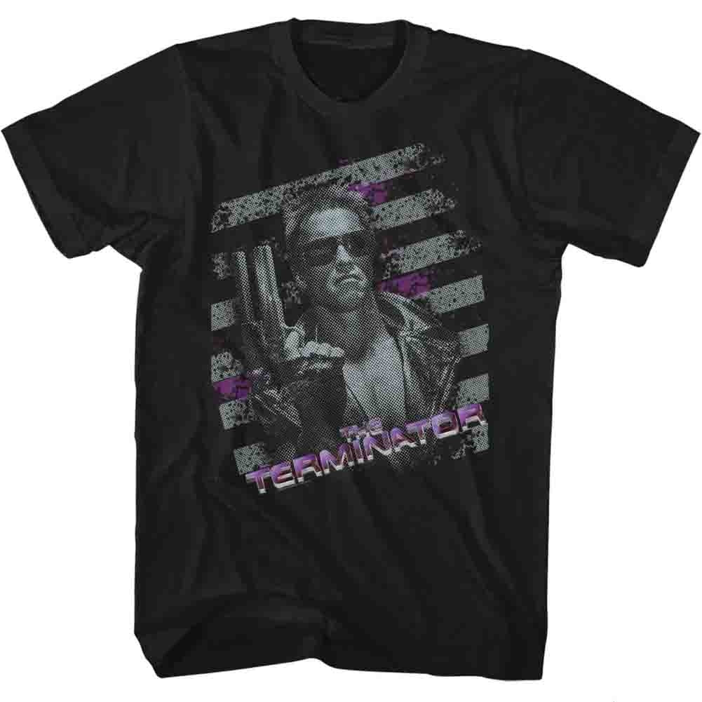 Terminator Mens S/S T-Shirt - Purple - Solid Black Hoodie, Sweatshirt | CiraTrend.com