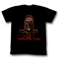 Terminator Mens S/S T-Shirt - Code Red - Solid Black Hoodie, Sweatshirt | CiraTrend.com