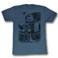 Terminator Mens S/S T-Shirt - Black And Blue - Heather Navy Heather Hoodie, Sweatshirt | CiraTrend.com