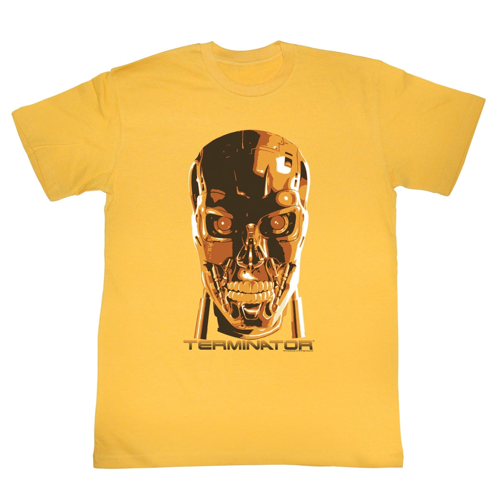 Terminator Mens S/S T-Shirt - Creepy Face - Solid Ginger Hoodie, Sweatshirt | CiraTrend.com