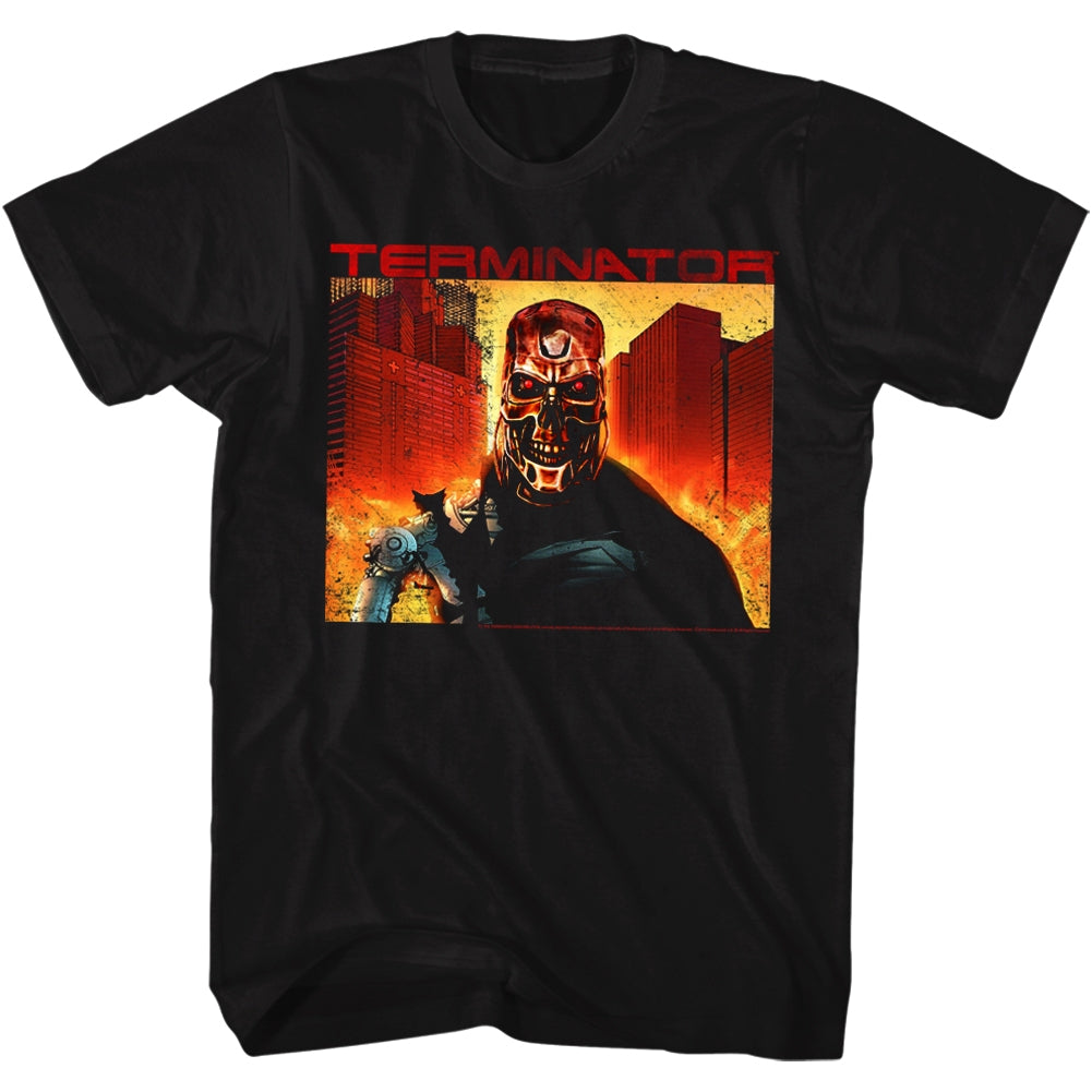 Terminator Mens S/S T-Shirt - Endgame - Solid Black Hoodie, Sweatshirt | CiraTrend.com