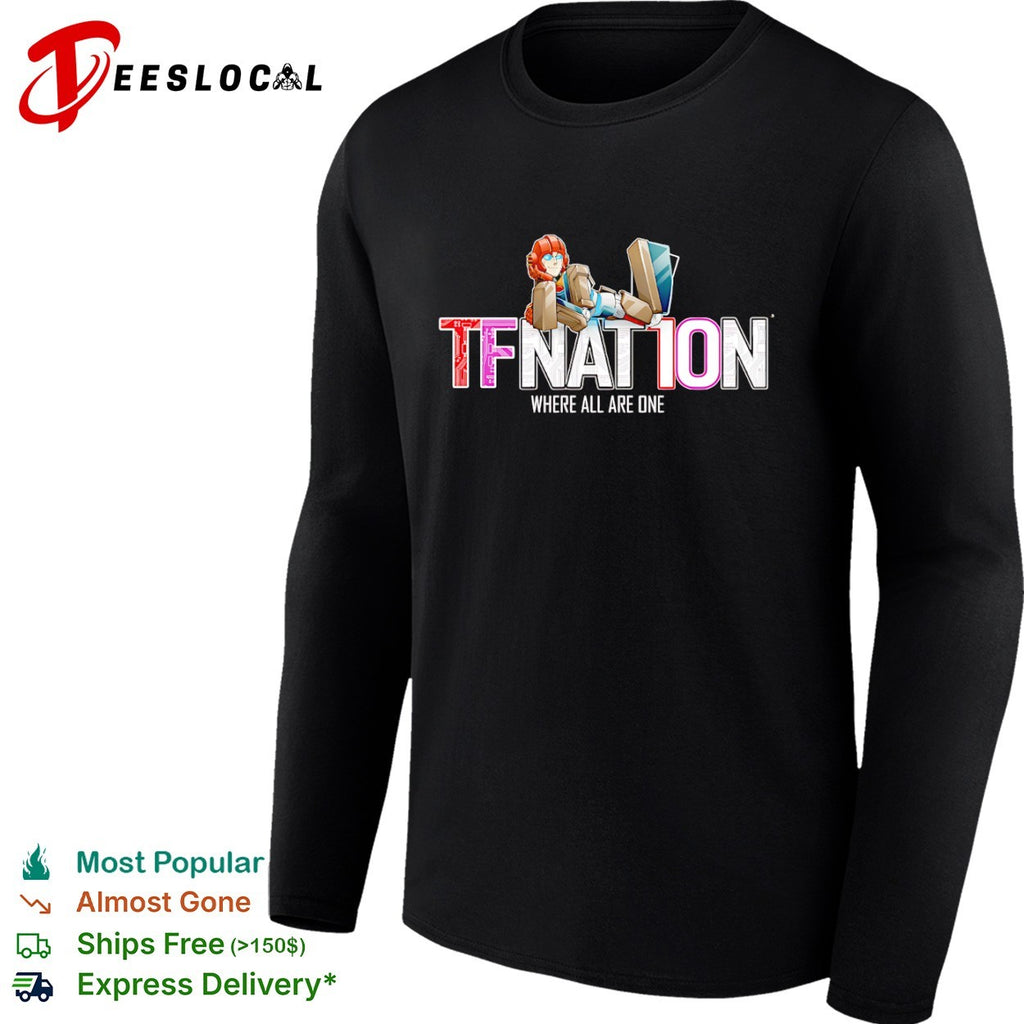 TFNation Transformers robot where all are one shirt