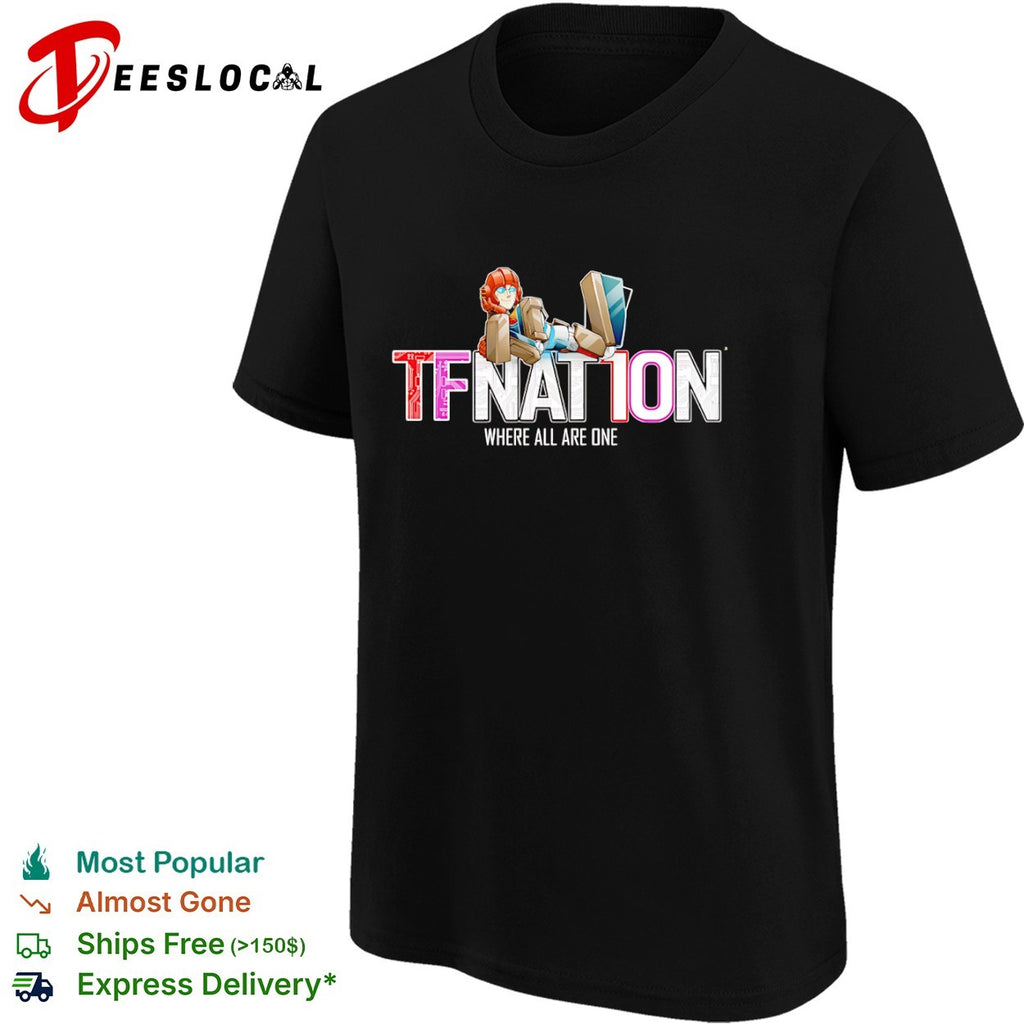TFNation Transformers robot where all are one shirt