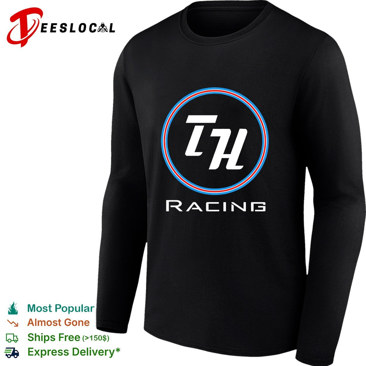 TH Racing logo motorsport shirt