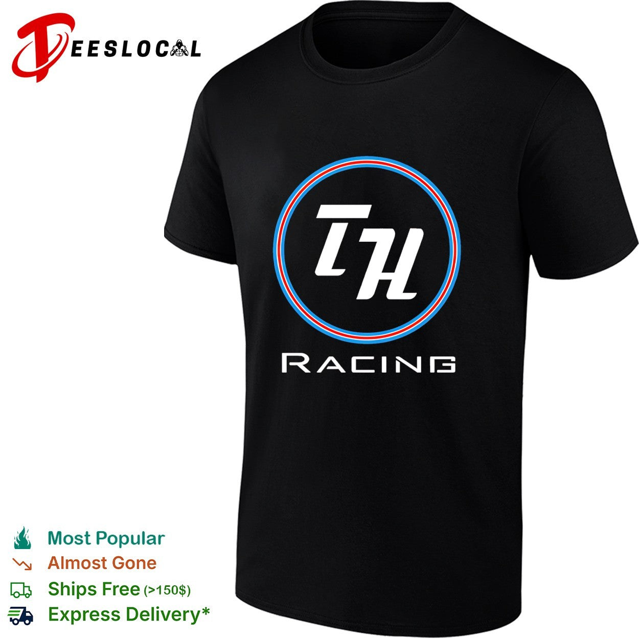 TH Racing logo motorsport shirt