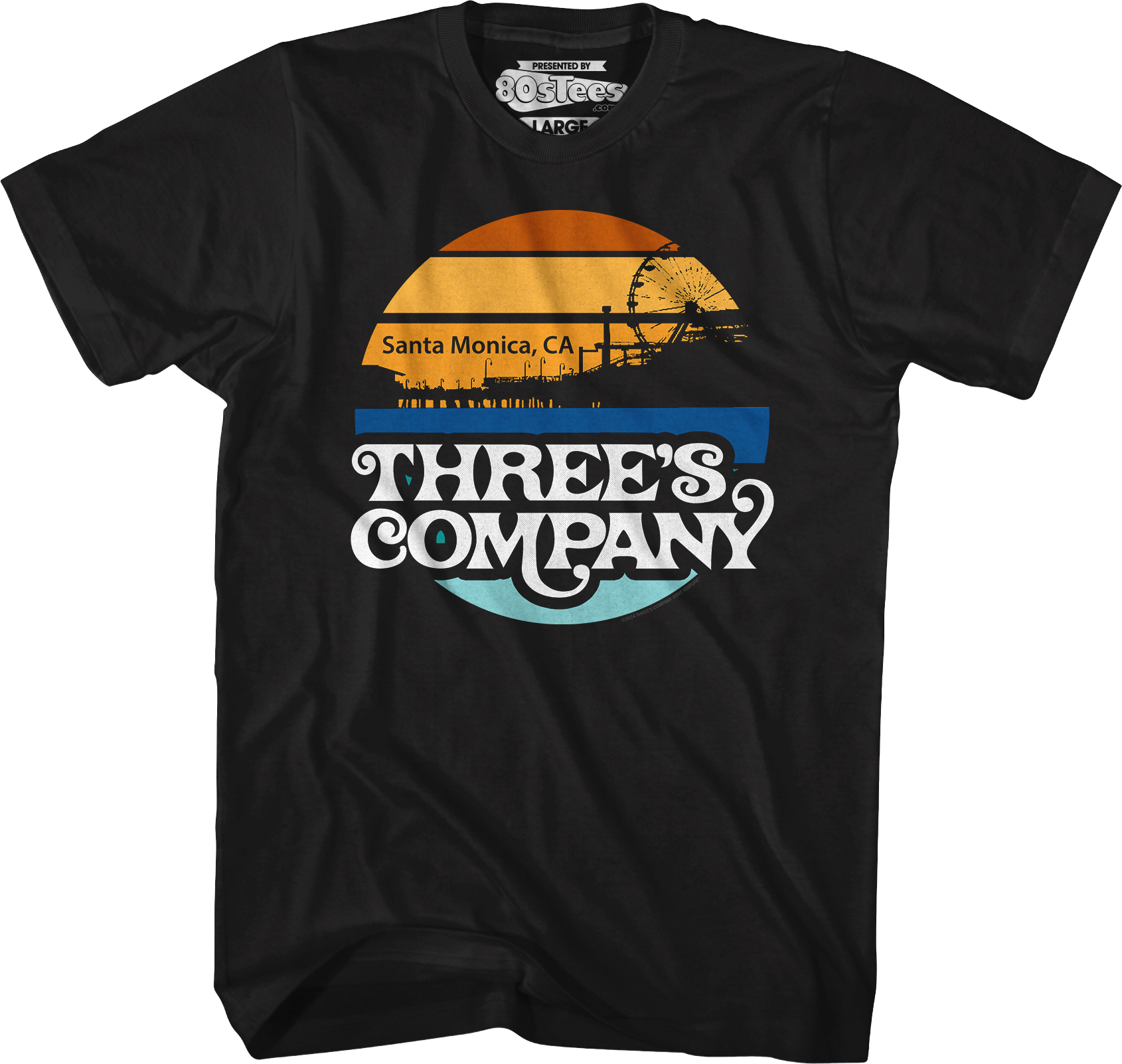 Santa Monica Sunset Three'S Company T-Shirts, Hoodie, Sweatshirt