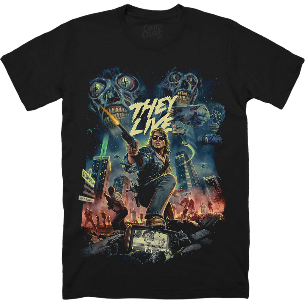 THEY LIVE - T-SHIRT Hoodie, Sweatshirt | CiraTrend.com (Image 1)