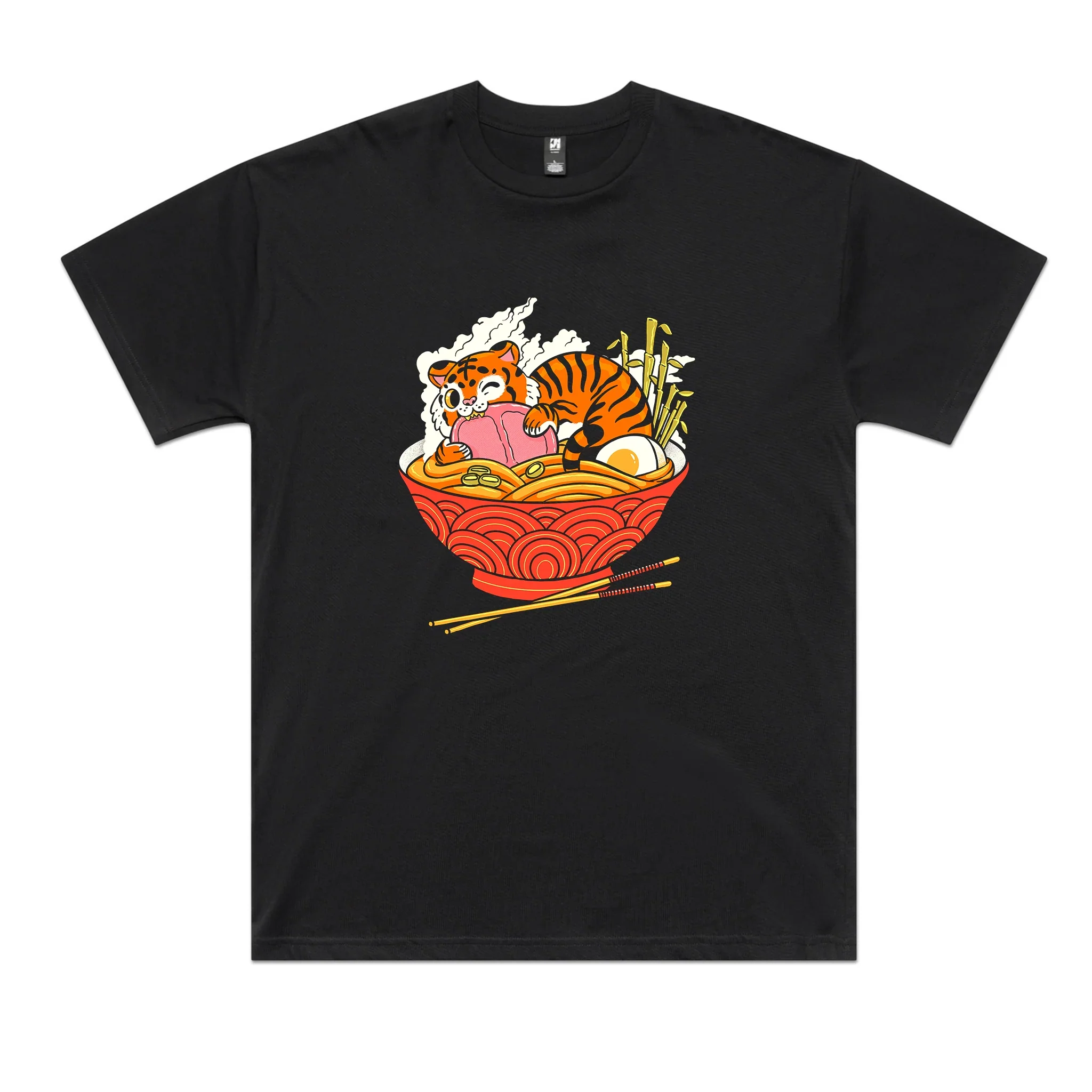 Tiger Ramen Oversized Tee Hoodie, Sweatshirt | CiraTrend.com (Image 2)