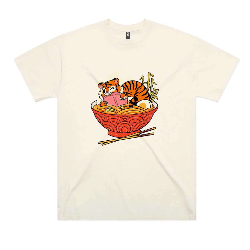 Tiger Ramen Oversized Tee Hoodie, Sweatshirt | CiraTrend.com (Image 3)