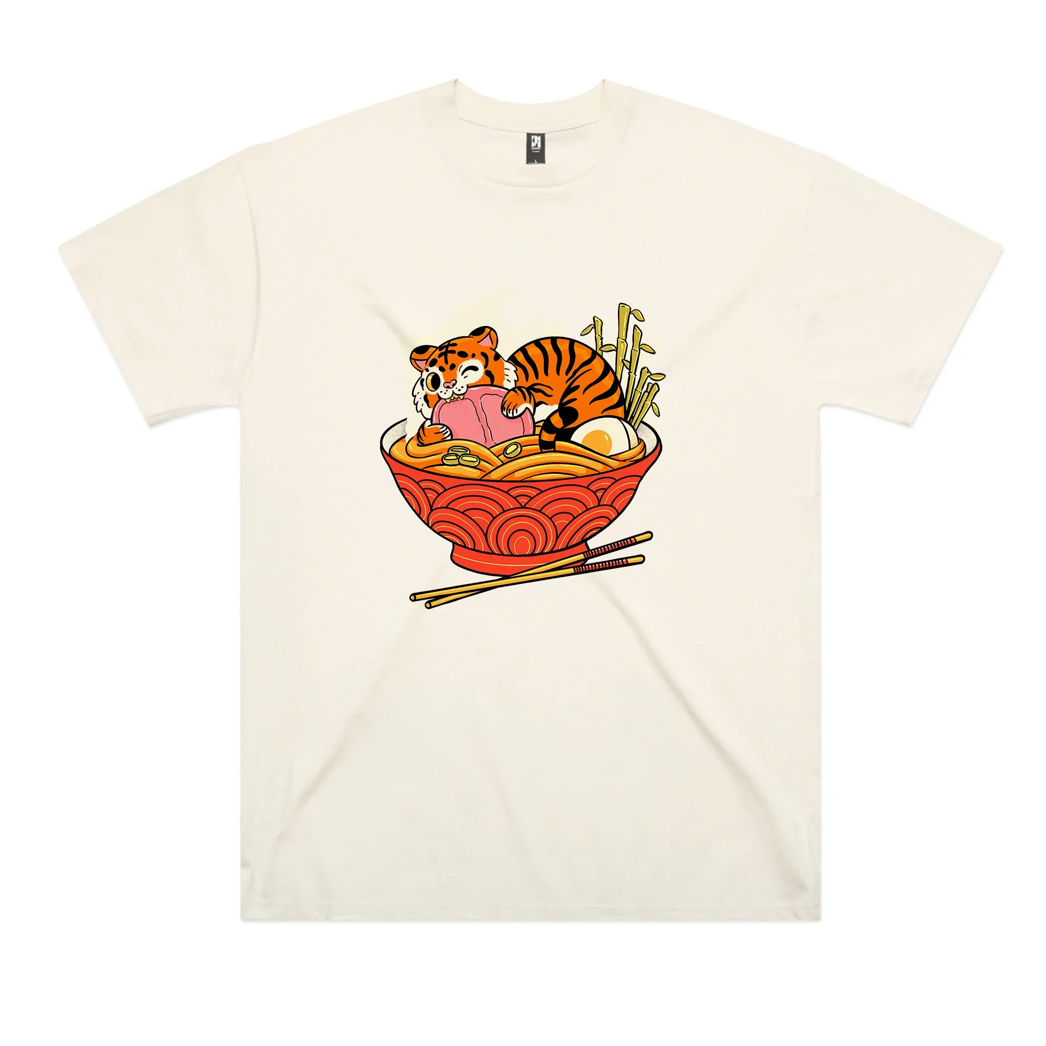 Tiger Ramen Oversized Tee Hoodie, Sweatshirt | CiraTrend.com (Image 3)
